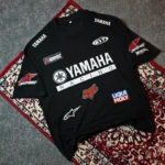Yamaha Racing Inspired Special Edition Drop Shoulder T-Shirt - Image 2