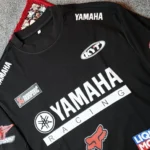 Yamaha Racing Inspired Special Edition Drop Shoulder T-Shirt - Image 5
