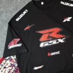 GSXR Racing Inspired Special Edition Drop Shoulder T-Shirt - Image 4